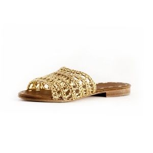 Carrie Forbes Mour Sandals Slides Sz 40 Euro 9 US